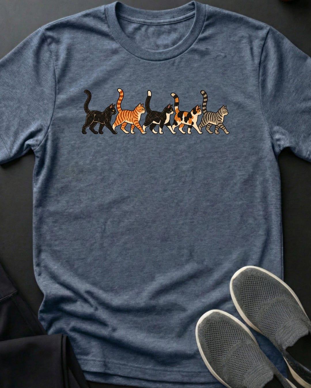 Cat Parade Tee Gift For Cat Lover