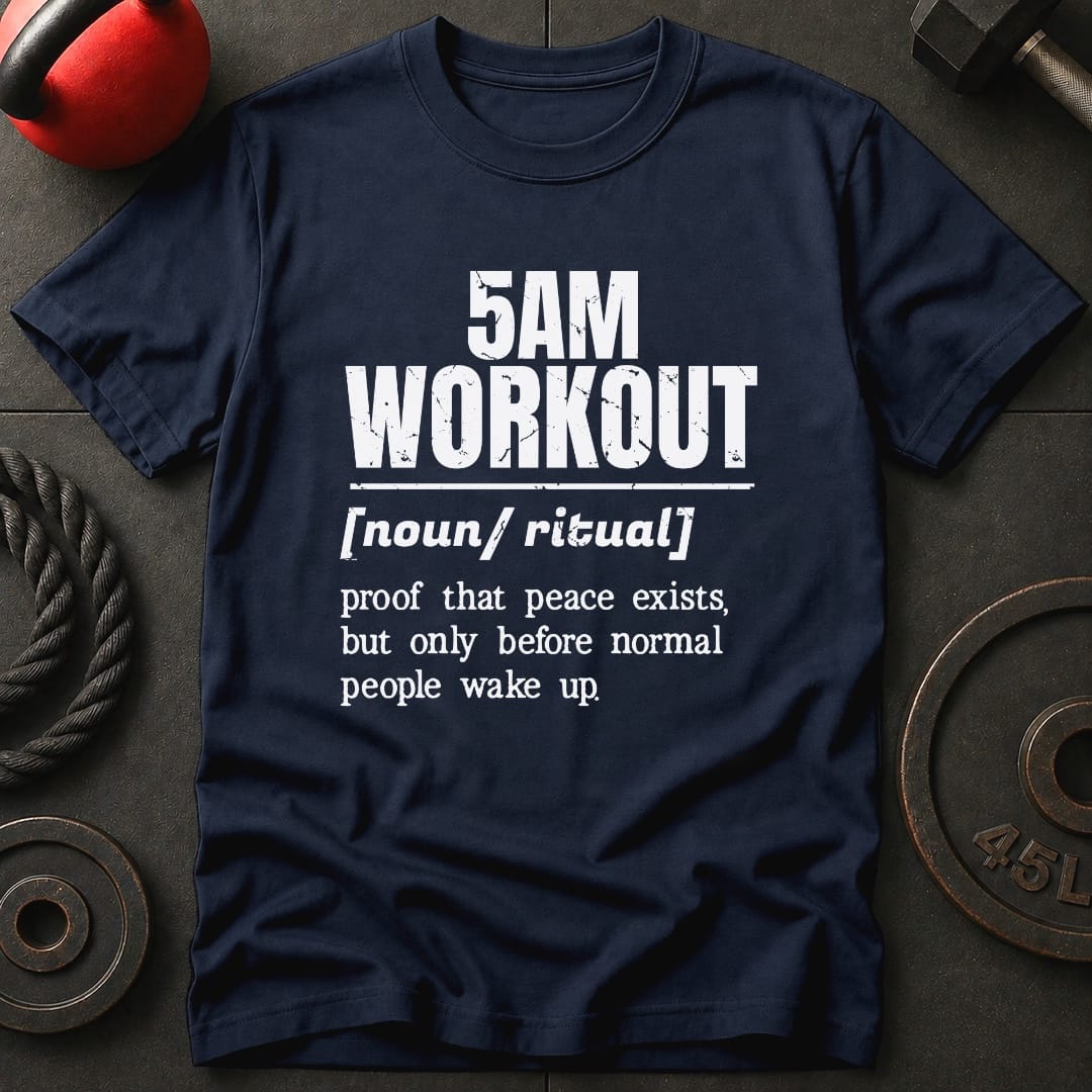 5am Workout Vocabulary T Shirt Gift For Fitness Lover