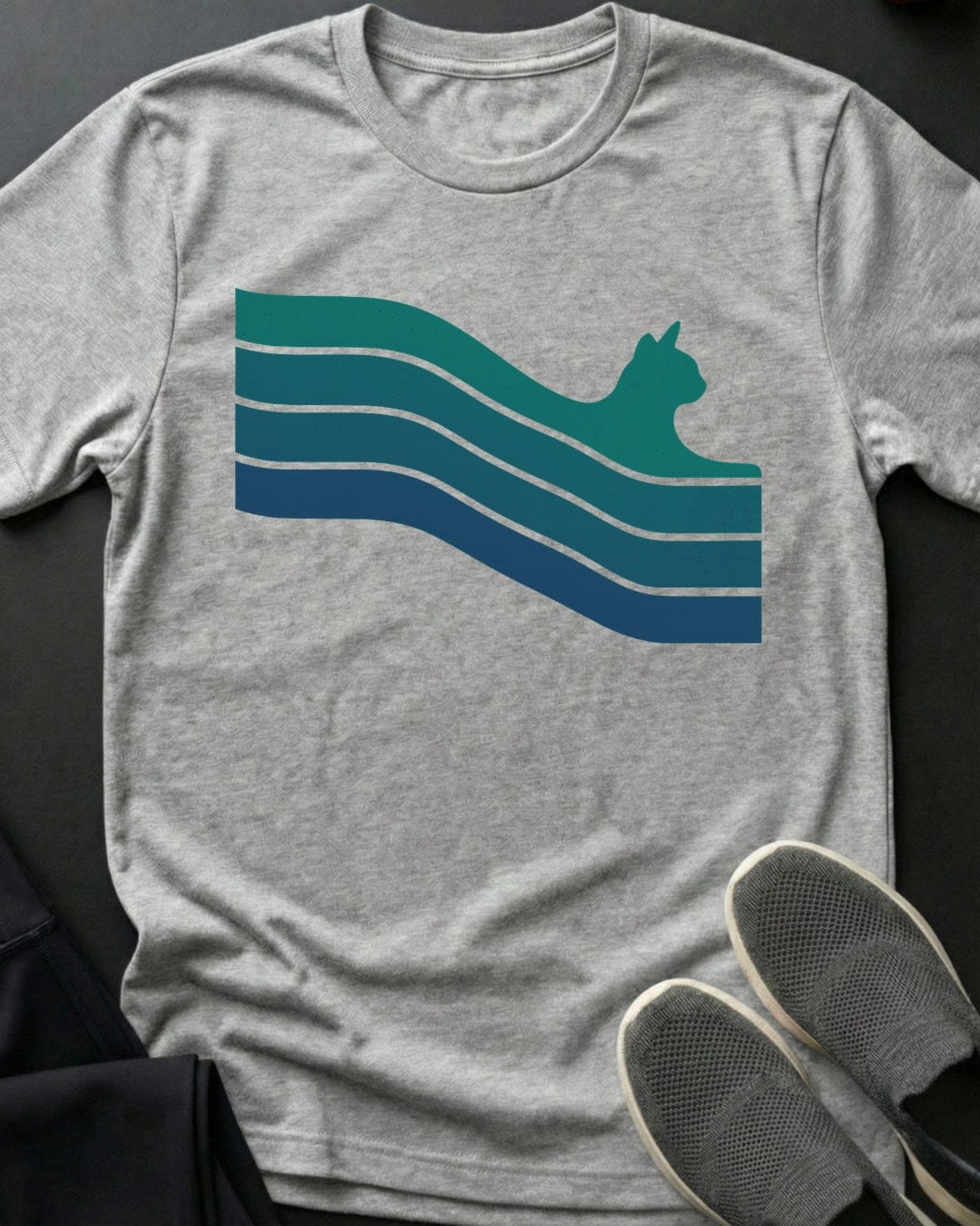 Cat Flow Tee Gift For Cat Lover