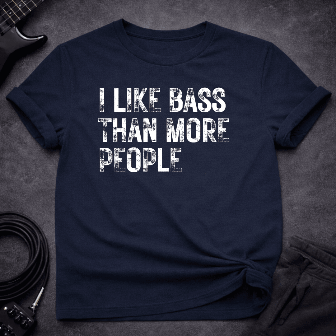 Bass Love T Shirt Gift For Bass Player