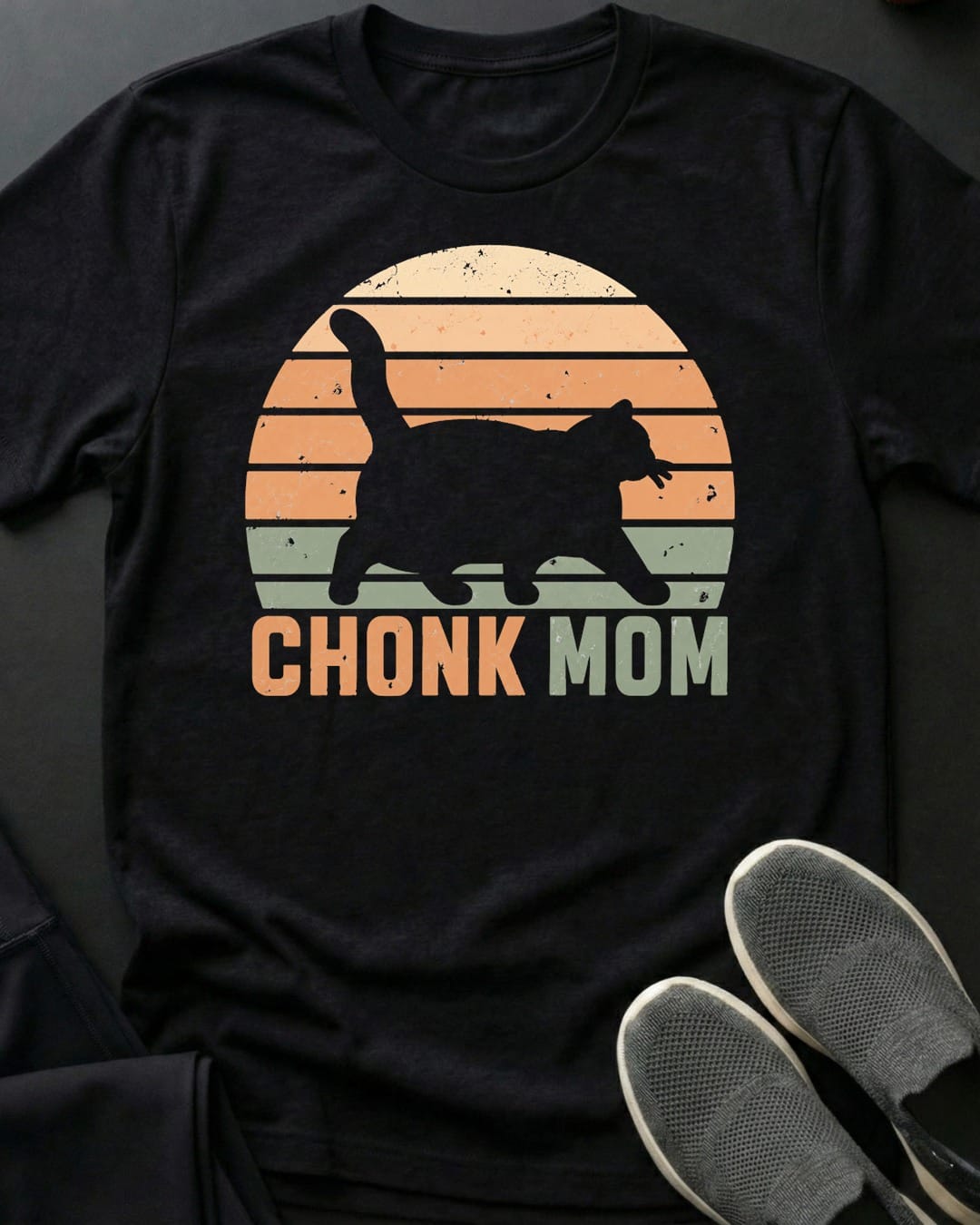 Chonk Mom Tee Gift For Mom