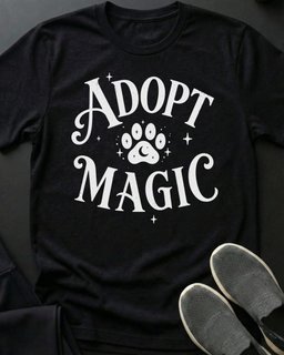 Adopt Magic Tee Gift For Cat Lover