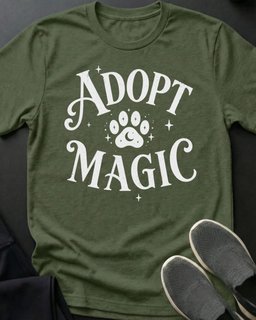 Adopt Magic Tee Gift For Cat Lover