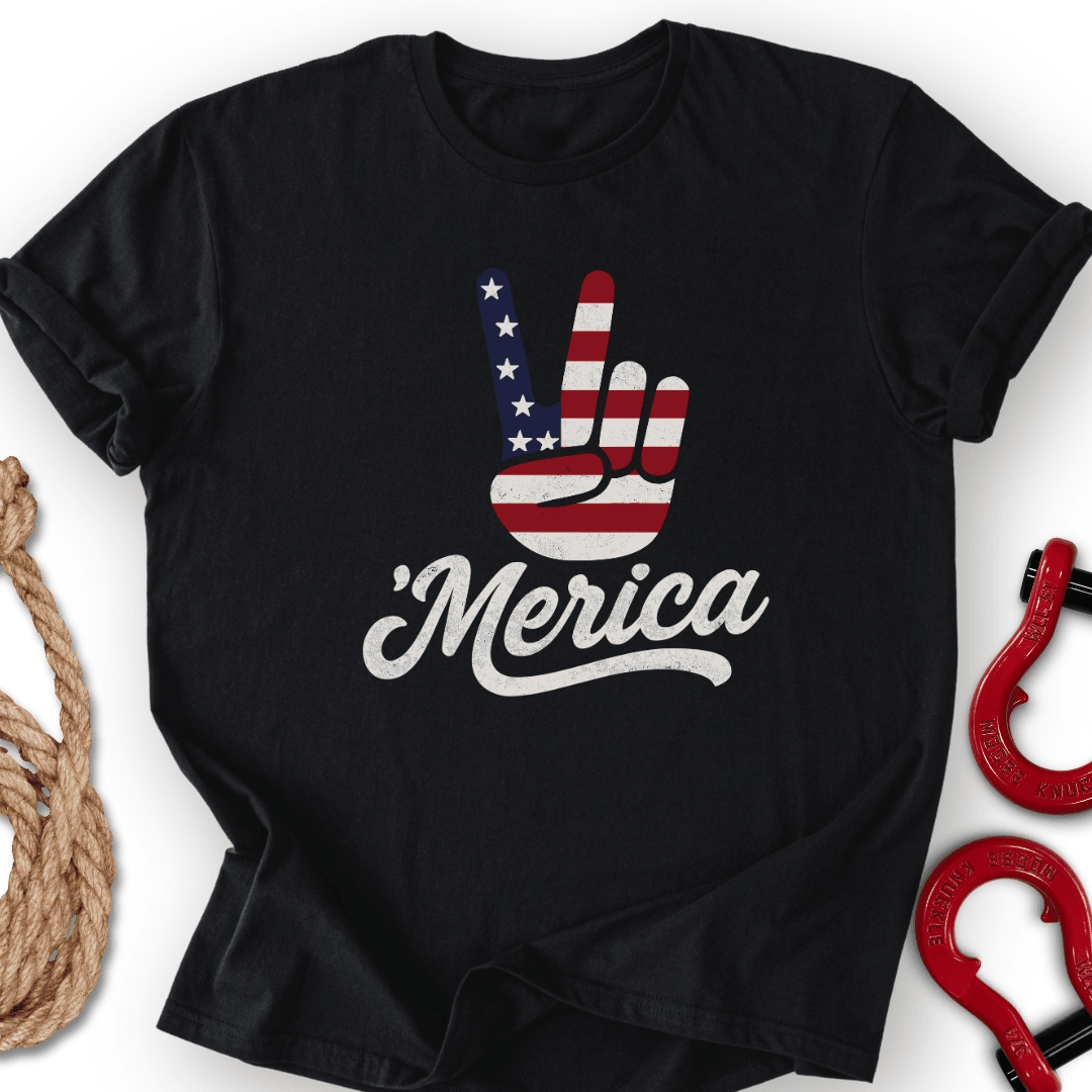 Wave Merica T Shirt Gift For Offroad Enthusiast