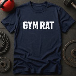 Gym Rat T Shirt Gift For Fitness Lover