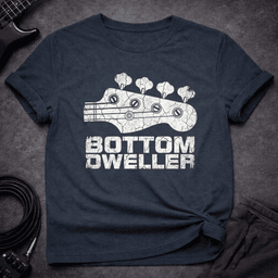 Bottom Dweller T Shirt Gift For Bass Player