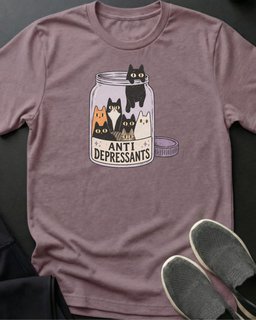 Anti Depressants Tee Gift For Cat Lover