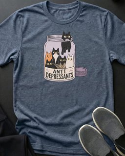 Anti Depressants Tee Gift For Cat Lover