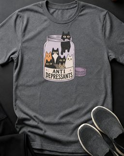 Anti Depressants Tee Gift For Cat Lover