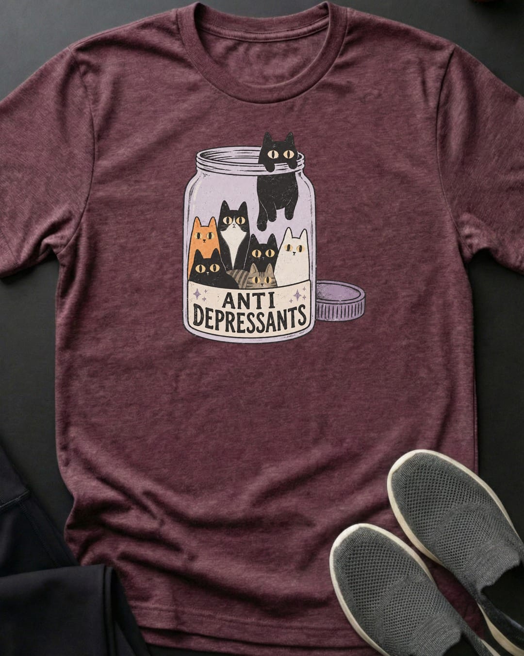 Anti Depressants Tee Gift For Cat Lover