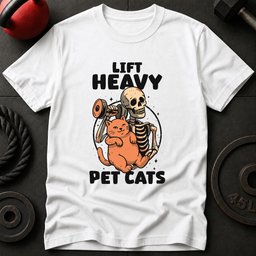 Lift Heavy Pet Cats T Shirt Gift For Fitness Lover