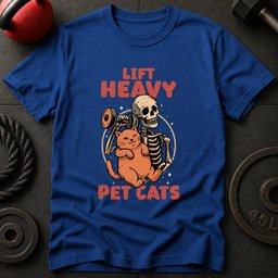 Lift Heavy Pet Cats T Shirt Gift For Fitness Lover