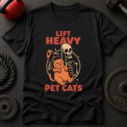 Lift Heavy Pet Cats T Shirt Gift For Fitness Lover