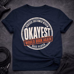 Would Book Again T Shirt Gift For Bass Player