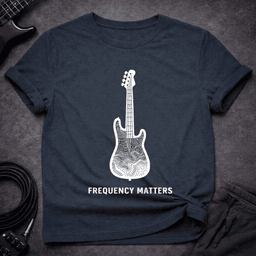 Bass Frequency Matters T Shirt Gift For Bass Player