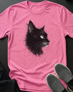 Black Cat Beauty Tee Gift For Cat Lover
