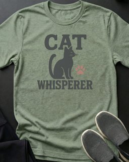 Cat Whisperer Tee Gift For Cat Lover