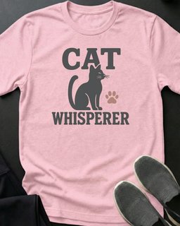 Cat Whisperer Tee Gift For Cat Lover