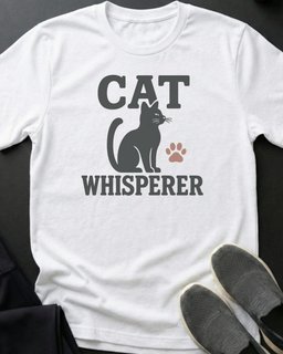 Cat Whisperer Tee Gift For Cat Lover