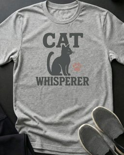 Cat Whisperer Tee Gift For Cat Lover