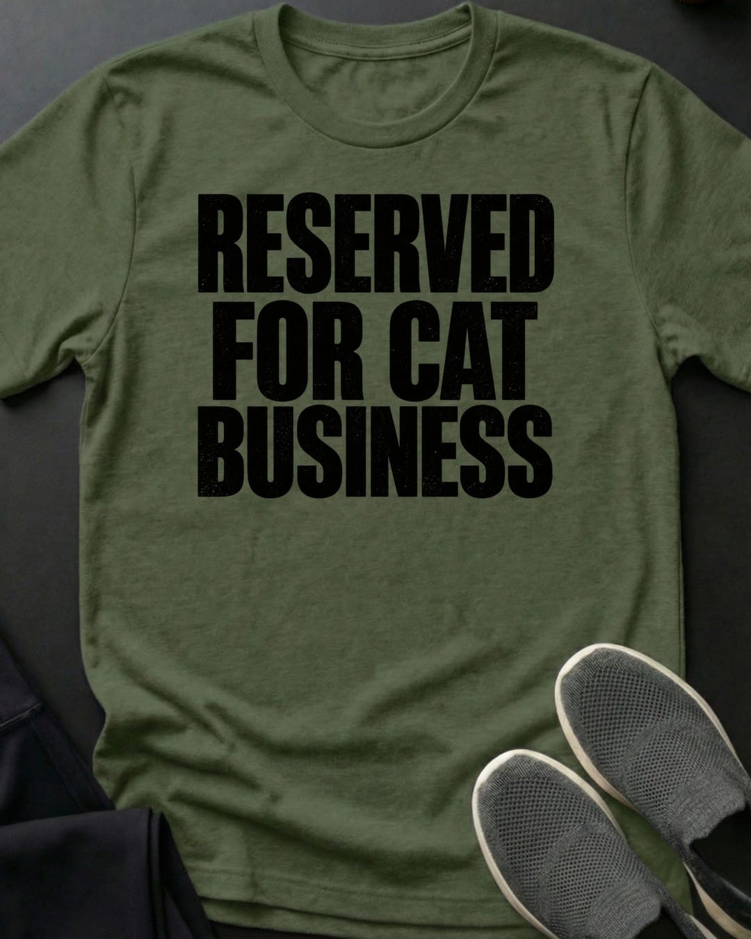 Cat Business Tee Gift For Cat Lover