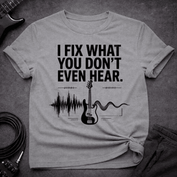 Low Frequency Fixer T Shirt Gift For Bass Player
