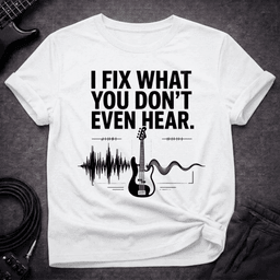 Low Frequency Fixer T Shirt Gift For Bass Player