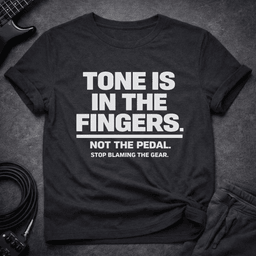 In The Fingers T Shirt Gift For Bass Player