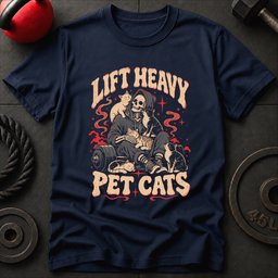 Lift Heavy Pet Cats T Shirt Gift For Fitness Lover