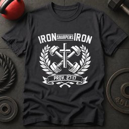 Iron Sharpens Iron T Shirt Gift For Fitness Lover