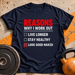 Reasons Why I Work Out T Shirt Gift For Fitness Lover