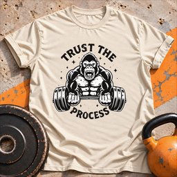 Trust The Process T Shirt Gift For Fitness Lover