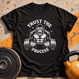 Trust The Process T Shirt Gift For Fitness Lover