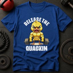 Release The Quackin Duck T Shirt Gift For Fitness Lover
