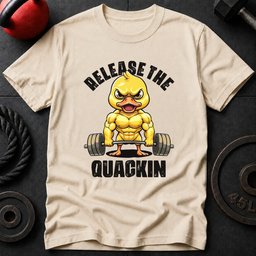 Release The Quackin Duck T Shirt Gift For Fitness Lover