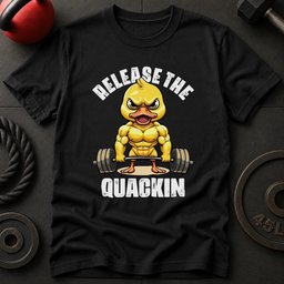 Release The Quackin Duck T Shirt Gift For Fitness Lover