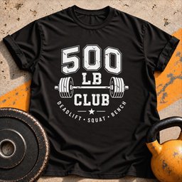500 Lb Club T Shirt Gift For Fitness Lover