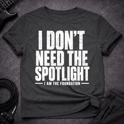 Nobody Hears Me Anyway T Shirt Gift For Bass Player