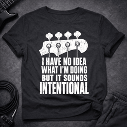 Sounds Intentional T Shirt Gift For Bass Player