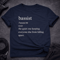 Bassist Definition T Shirt Gift For Bass Player