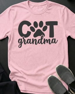 Cat Grandma Tee Gift For Grandma