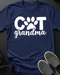 Cat Grandma Tee Gift For Grandma