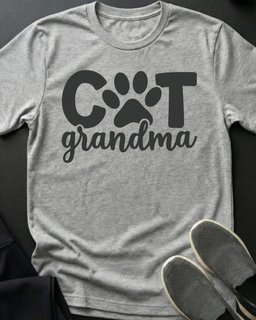 Cat Grandma Tee Gift For Grandma