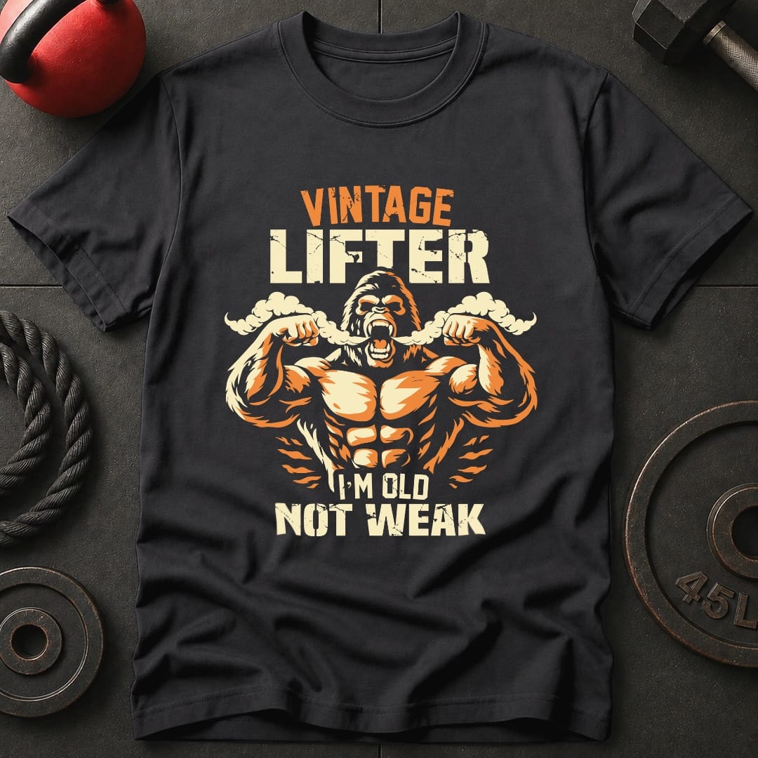 Vintage Lifter T Shirt Gift For Fitness Lover