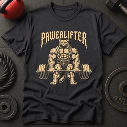 Pawerlifter T Shirt Gift For Fitness Lover