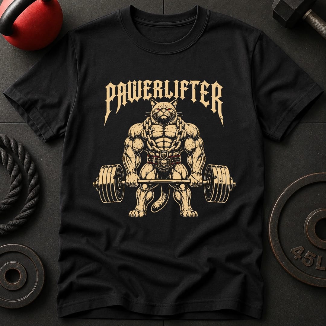 Pawerlifter T Shirt Gift For Fitness Lover