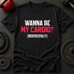 Wanna Be My Cardio T Shirt Gift For Fitness Lover