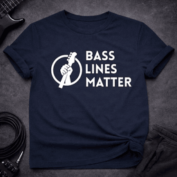 Bass Lines Matter Logo T Shirt Gift For Bass Player