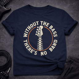 Theres No Band Logo T Shirt Gift For Bass Player