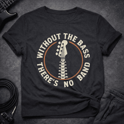 Theres No Band Logo T Shirt Gift For Bass Player